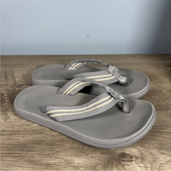 Chaco Men’s Chillos Flip Flops Sandals Gray Size 7 - Picture 8 of 9